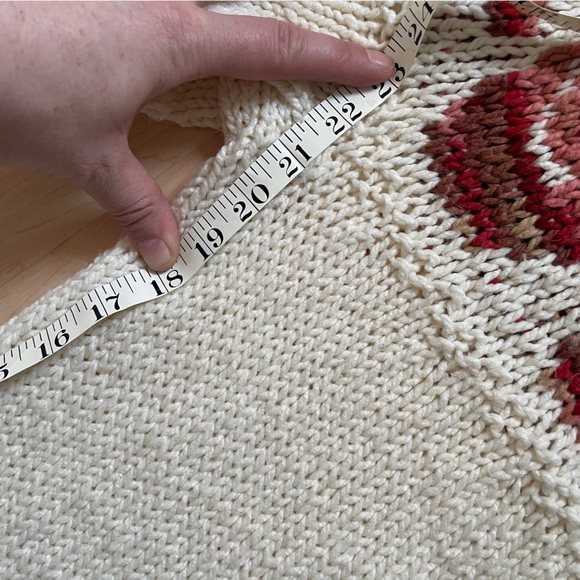 vtg hand knit sweater dress - Picture 5 of 7